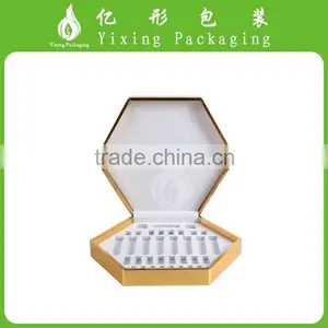 High Evaluation Offset Hexagon PU Leather Box for Perfume thumbnail-1