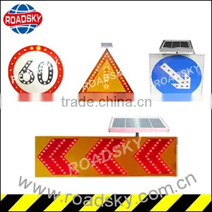 Aluminum Solar Panel Road Warning Sign thumbnail-1