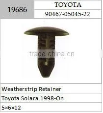 WEATHERSTRIP RETAINER TOYOTA:904670504522 thumbnail-1