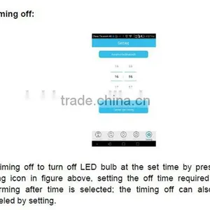 Perfect Combination Bluetooth 4.0+EDR Bluetooth LED Bulb Color-changing Plus Bluetooth Speaker Music-playing Via Smartphone APP thumbnail-3