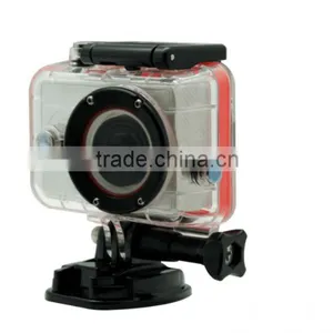 Perfect 60 Meters Deep Waterproof Case for Xiaomi Yi Camera With Full Buttons For Easy Operation On Xiaomi Yi Action Cameras thumbnail-1