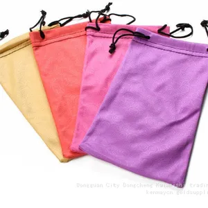 MICROFIBER POUCH - MICROFIBER DRAWSTRING BAG FOR EYEGLASSES AND SUNGLASSES thumbnail-1