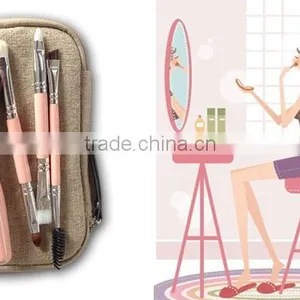 Combination Package 4pcs Cosmetic Makeup Brush Kit for Traveling thumbnail-2