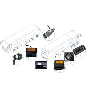 5940-11568 B291Luggage Compartment Lock Bus Parts Service Door Lock Without Light for Bus thumbnail-6