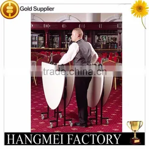 6FT Activity Collapsible Round Table With Casters thumbnail-3