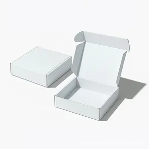 UV Printed Corrugated Kraft Paper Packaging Box for Seafood Corn Shoes Cosmetics Industrial Embossing Advantage thumbnail-1