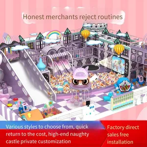 Indoor Small Amusement Park Equipment for Children's Playground, Ball Pit, Trampoline Park, Outdoor Slide thumbnail-3