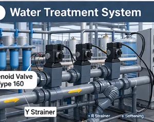PVC Solenoid Valve 2/2 Way Type 160 Automatic Control Valve for Water Treatment System thumbnail-2