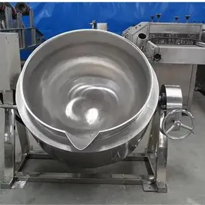 Jacket Cooking Mixing Pot by Steam or Gas Heating10 thumbnail-2