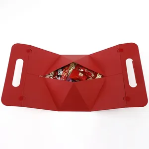 New Design Paper Cardboard Triangle Foldable Box thumbnail-2