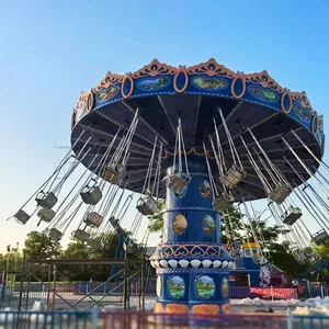Commercial 36 Seats Wave Swinger Swing Flying Chair for Theme Park thumbnail-2