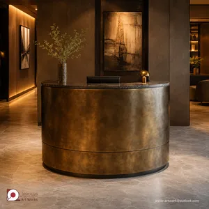 Modern Brass Bar Counter Design thumbnail-5