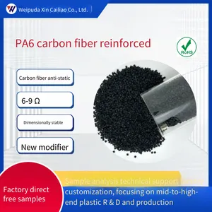 Pa6 Conductive and Anti-static Nylon, Carbon Fiber Reinforced (cf10, Cf20, Cf30), Modified Nylon With High Conductivity, High Hardness and Wear Resistance thumbnail-1