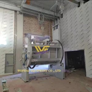 Halal Certified Hydraulic Rotary Restraining Box for Cattle Slaughter, Automatic Cow Killing Flip Box With Neck Clamp Back Press thumbnail-5