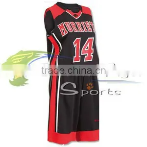 2015 New Design Custom Basketball Uniforms / American Basketball Uniforms / Customized thumbnail-1