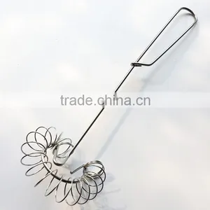 Amazon New Design 11inch Simple Stainless Steel Hot-selling Cheap Kitchen Egg Whisks Factory Wholesale thumbnail-2