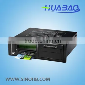 GPS Vehicle Tracker / Car GPS Digital Tachograph With Printer thumbnail-1