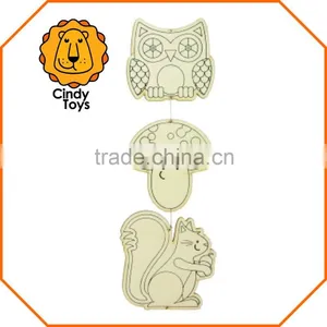 DIY Wooden Craft Hanging Ornament Autumn Chain 1 Pcs for Kids thumbnail-2