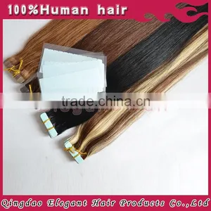 Best Qulity Wholesale Seamless Waterproof Remy Skin Weft European Virgin Tape Skin Hair Extensions thumbnail-6