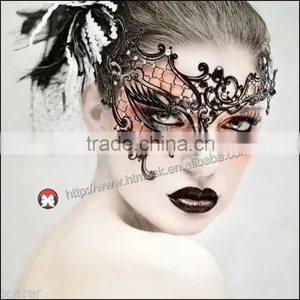 One Eye Mask Sexy Mask Women Laser Cut Metal Venetian Masquerade Cosplay Mask Delicate Sensual thumbnail-1