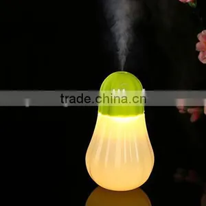 Mini Pumpkin Humidifier LED Nightlight Household Warm Mist Humidifier Office Car Air Diffuser Mist Maker thumbnail-1