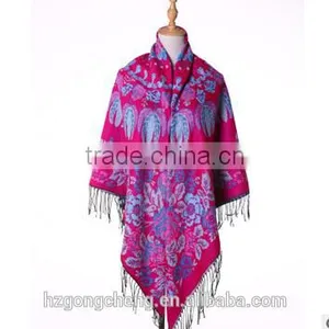 Fashion Warm Kerchief Tassel Scarf Imitation of Cashmere Ms Shawl ,140*140cm thumbnail-3