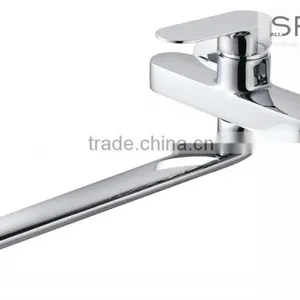 Long Spout Tube Bathtub Shower Faucet Kitchen Tap thumbnail-2