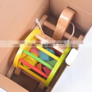 2015 New Product Colorful Educational Toy Wooden Baby Toy Car Wholesale thumbnail-4