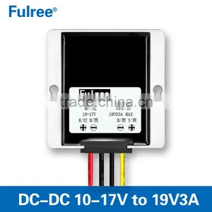 Waterproof 12v to 19v3a57w Dc-dc Power Step up Converter, 12v to 19v Boost Module, Car Power Supply for Notebook thumbnail-1