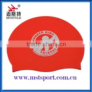 Eco-friendly Adult Customized Swimming Caps Silicone thumbnail-4