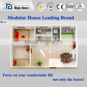 Light Steel Two Bedroom Prefabricated House Supplier's Choice thumbnail-2