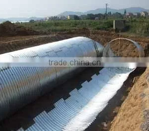 China Supplier Galvanized Corrugated Steel Culvert Pipe thumbnail-2