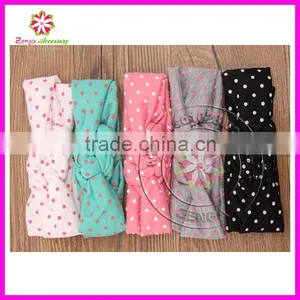 Baby Cotton Stripe Headband, Cotton Hairband, Baby Cotton Elastic Hair Band thumbnail-4