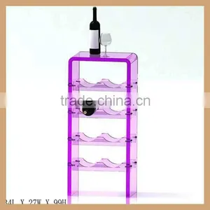 Assorted Color Acrylic Wine Display Rack thumbnail-3