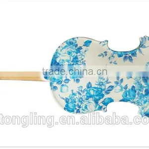 Solid Wood Blue Color Violin Oud Musical Instrument TL-1201 thumbnail-4