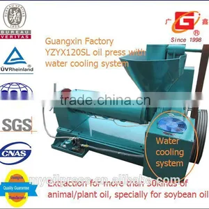 Cold Press Spiral Oil Press With With Cooling System YZYX120SL thumbnail-3