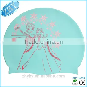 Custom Silicone Cute Swim Cap for Kids Swimming Cap thumbnail-1
