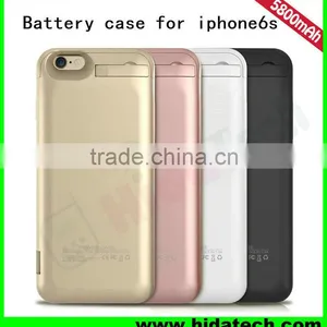 High Quality Emergency Backup Power Bank Battery Case for IPhone 6s Battery Cover Accessory thumbnail-2