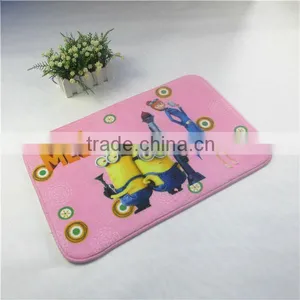 Short Fleece + 7mm Common Foam + Anti Slip Pvc Backing Can be Customize thumbnail-2