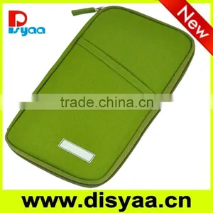 600D Polyester Travel Passport Holder/Credit Card Bag thumbnail-1