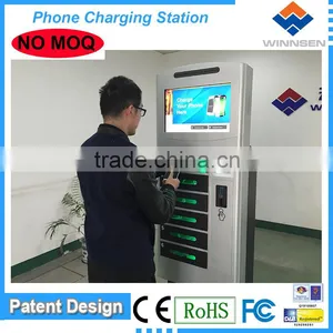 CE Certificated Airport Cell Phone Charge Kiosk/public Mobile Phone Charging Kiosk APC-06B thumbnail-4