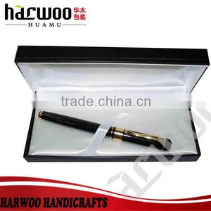 Leather Packing Case With a Outer Paper Boxes and Microfiber Insert Custom Logo Pen Box thumbnail-4