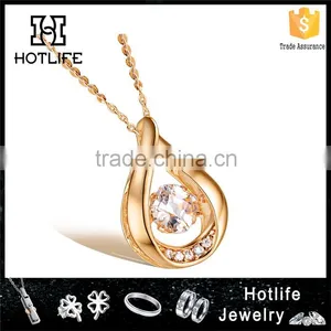 Gold Plated Fashion Jewellery for Women Zircon cz Pendent thumbnail-1