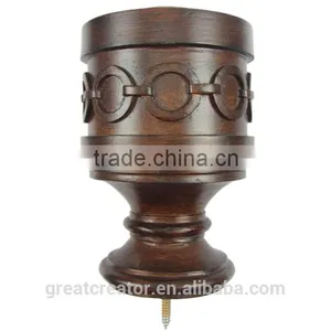 Window Drapery Accessories Large Curtain Rods Finials thumbnail-1