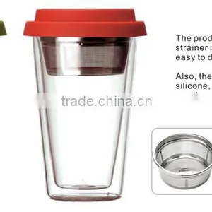 Double Wall Custom Made High-grade OEM Water Infuser Bottle thumbnail-2