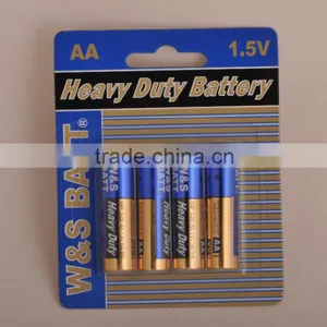 W&S BATT Brand R6P Mercury Free Carbon Zinc Battery (2/4 Pcs Shrink Pack or Blister Pack) thumbnail-1