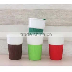 8 oz Ceramic Coffee Mug With Silicone Case thumbnail-2