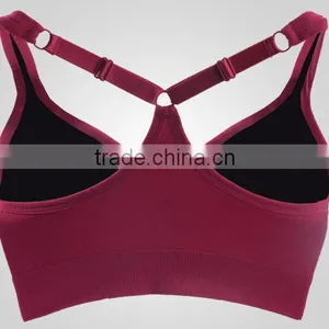 Low Price Hot Sex Women's Sport Bra no Trace no Rims,gym Bra thumbnail-3
