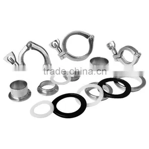 SS304/316 6" Stainless Steel Sanitary Tri Clamp for Ferrules thumbnail-1