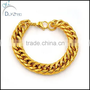High Quality Stainless Steel Curb Cuban Mens Chain Bracelet Gift thumbnail-1